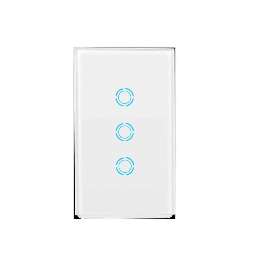 Excel Digital Smart Switch 1 2 3 Gang Smart Switch Us Standard Wifi Wall Light Switch